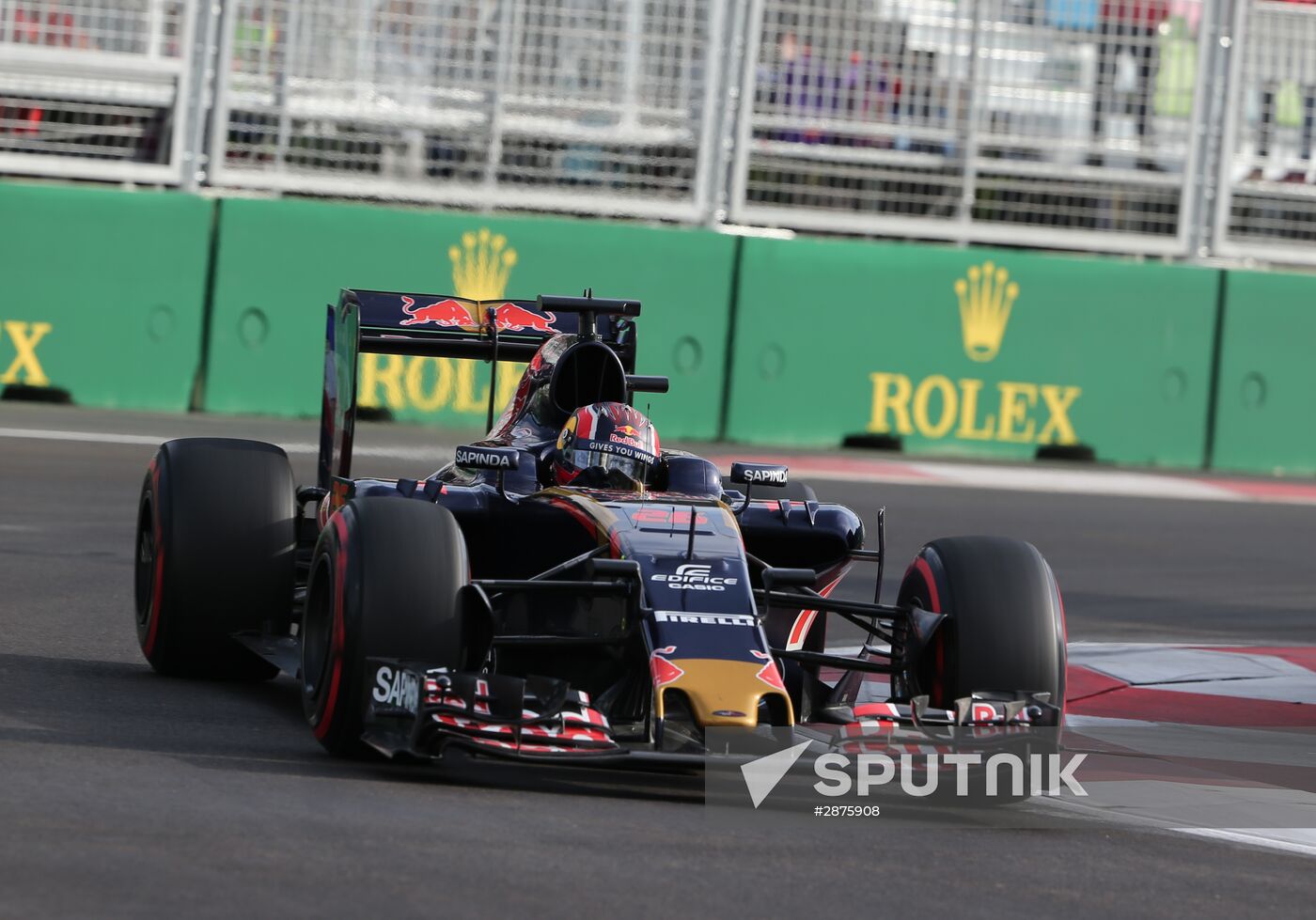 Car racing. Formula 1 Grand Prix of Europe. Qualification