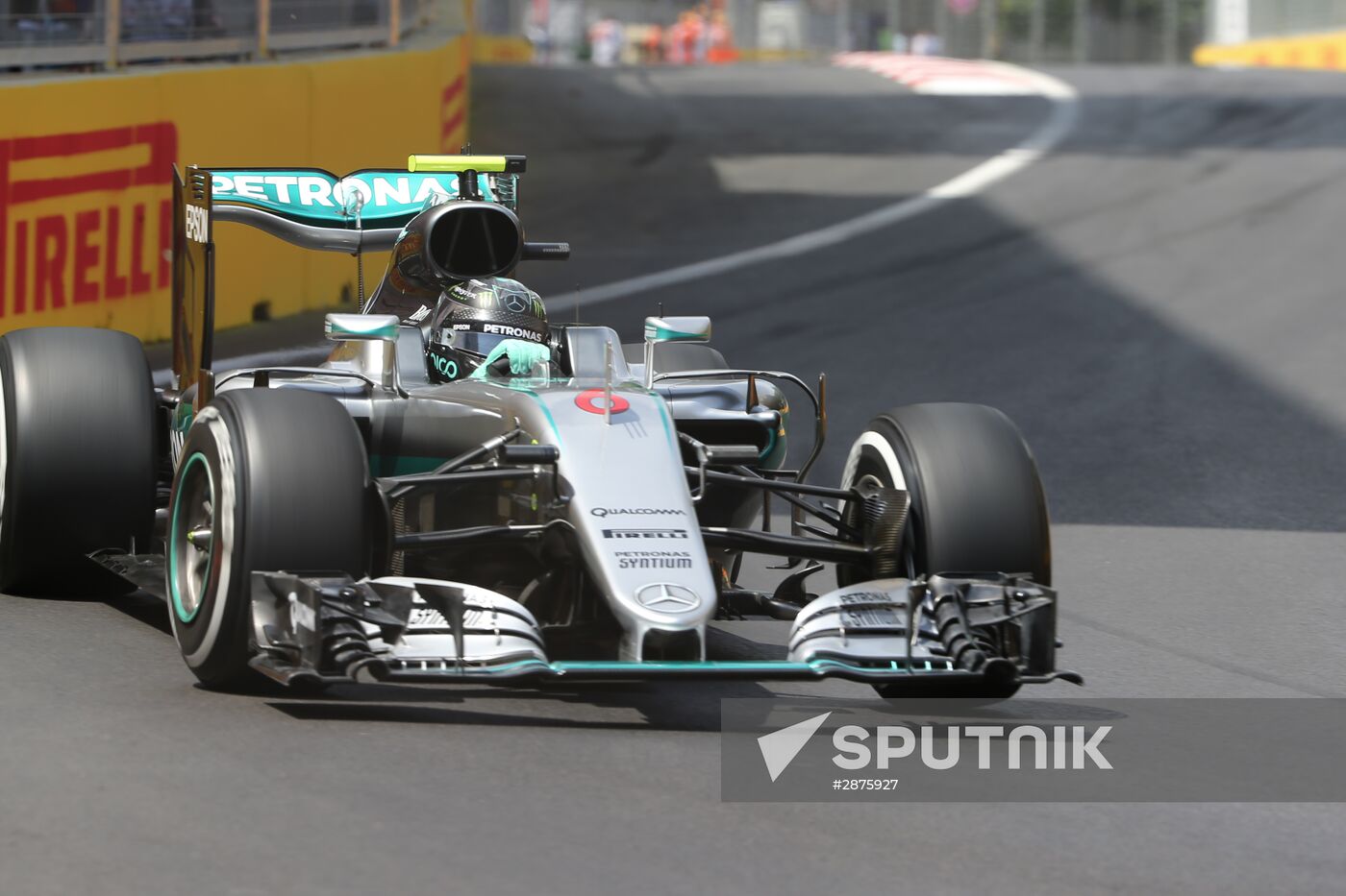 Car racing. Formula 1 Grand Prix of Europe. Qualification