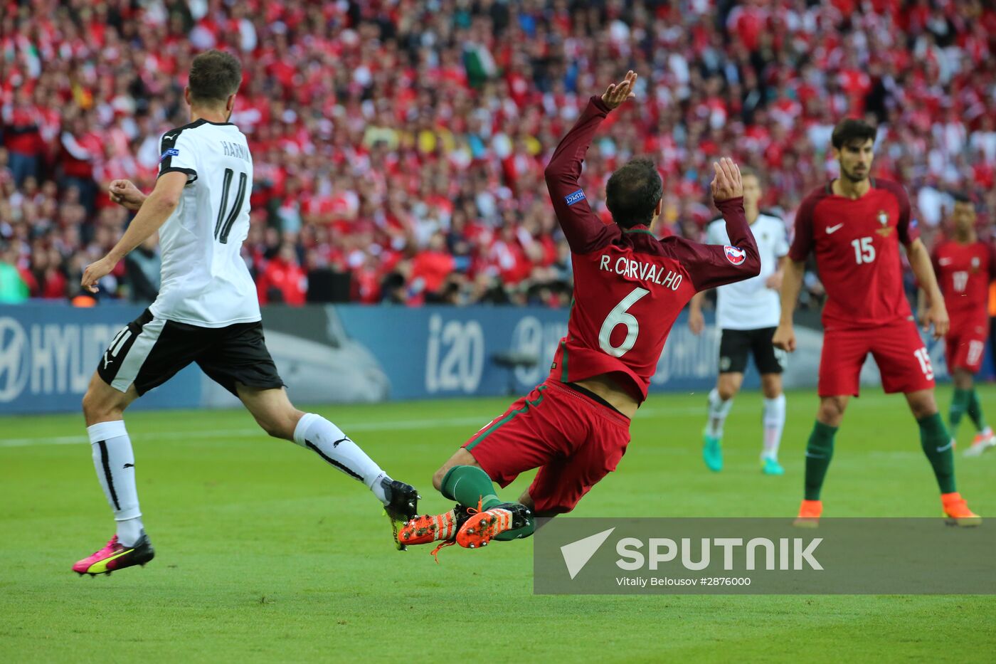 UEFA Euro 2016. Portugal vs. Austria