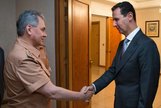 Defense Minister Sergei Shoigu's working visit to Syria