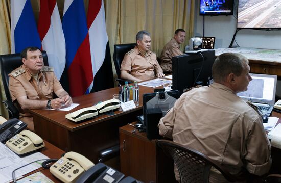 Defense Minister Sergei Shoigu's working visit to Syria