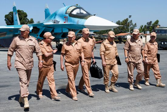 Defense Minister Sergei Shoigu's working visit to Syria