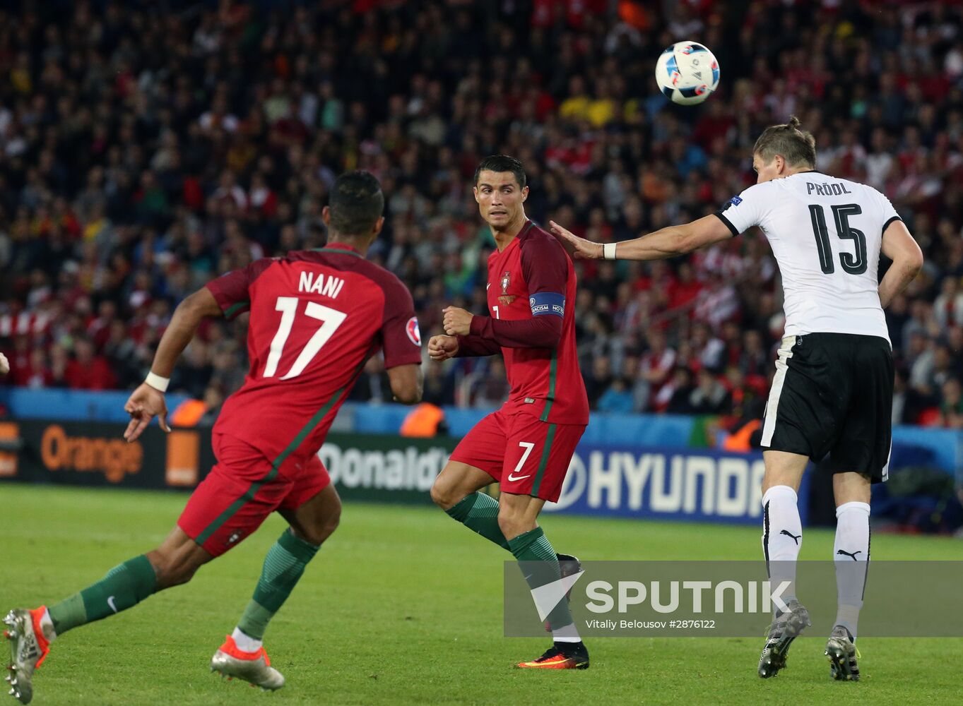 UEFA Euro 2016. Portugal vs. Austria