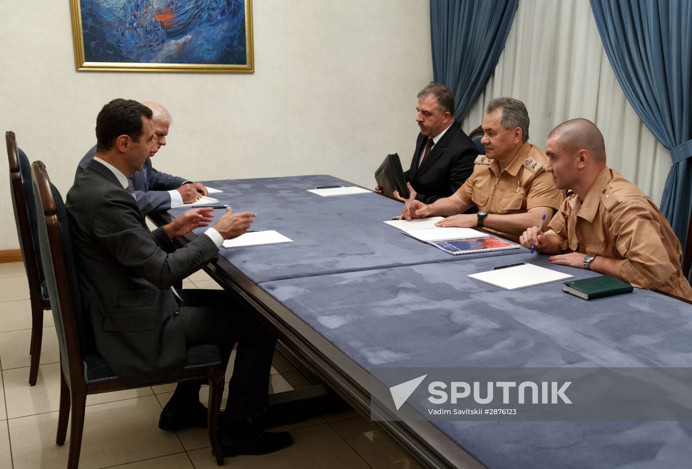 Defense Minister Sergei Shoigu's working visit to Syria