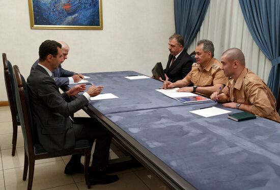 Defense Minister Sergei Shoigu's working visit to Syria