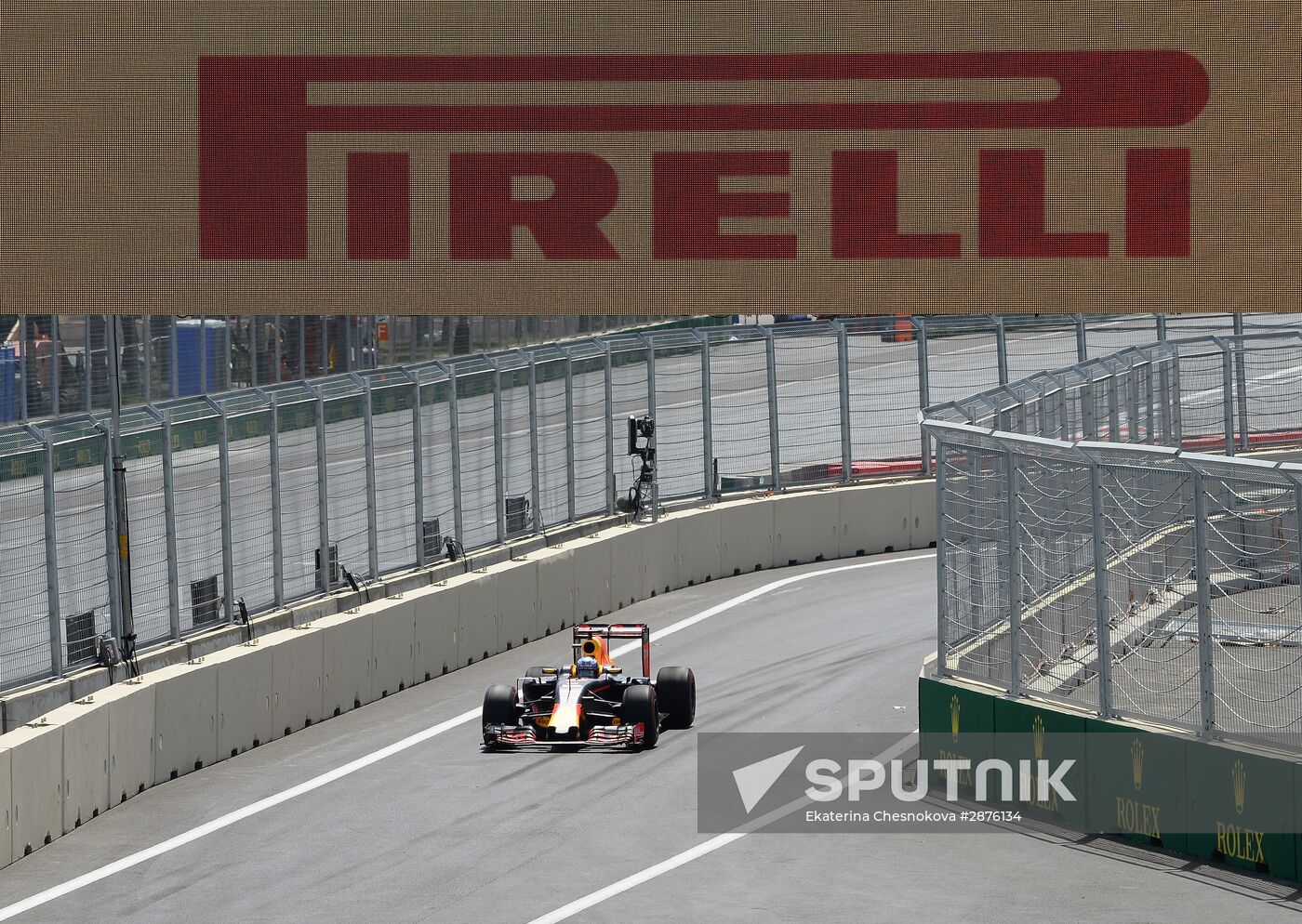 Car racing. Formula 1 Grand Prix of Europe. Qualification