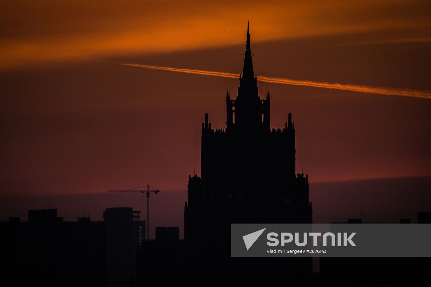 Sunrise in Moscow