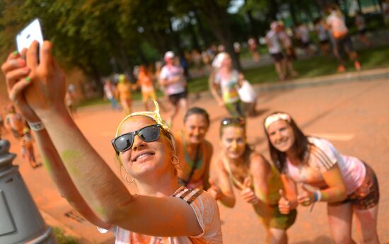 Color race in Moscow