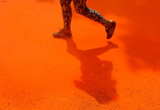 Color race in Moscow