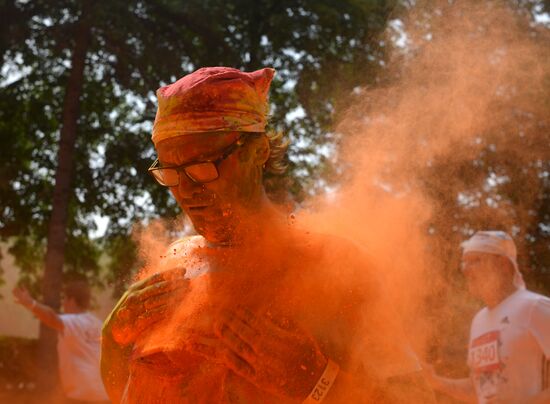 Color race in Moscow
