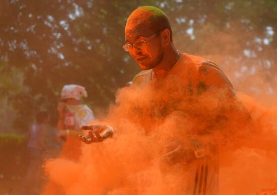 Color race in Moscow
