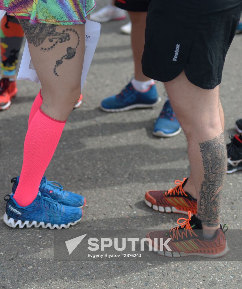 Color race in Moscow