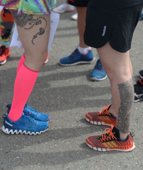 Color race in Moscow