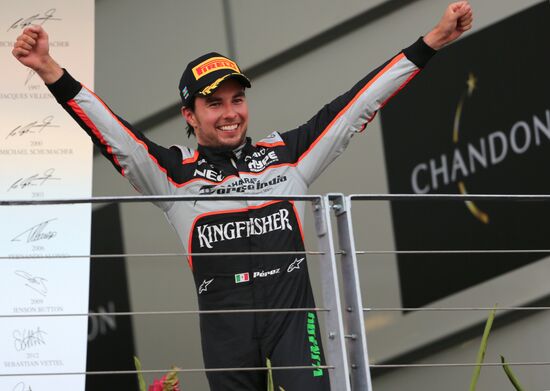 Auto racing. Formula 1. European Grand Prix. Race