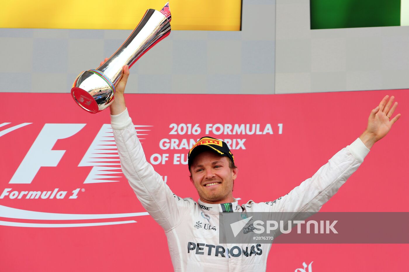 Auto racing. Formula 1. European Grand Prix. Race