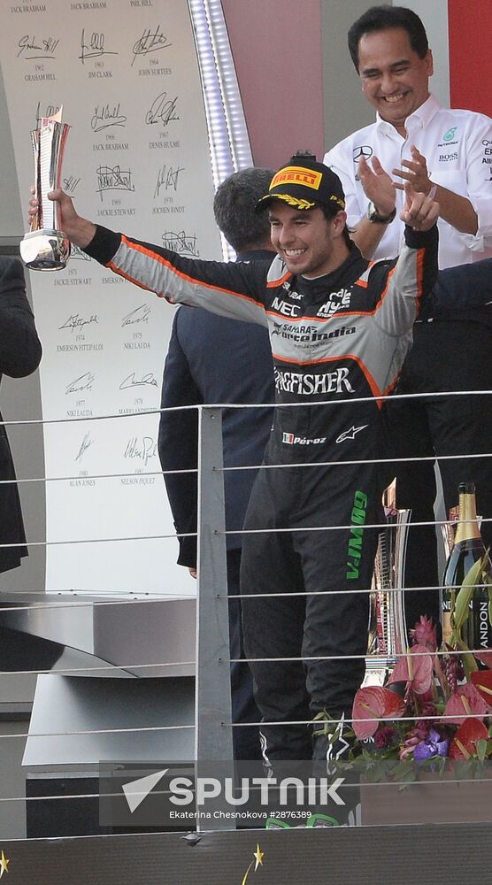 Auto racing. Formula 1. European Grand Prix. Race