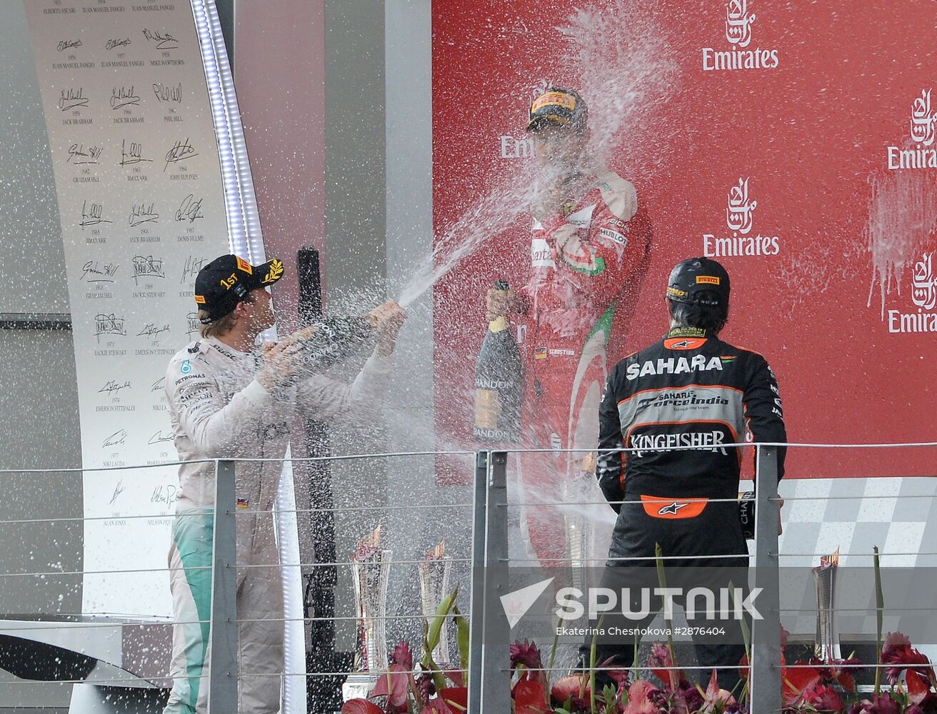 Auto racing. Formula 1. European Grand Prix. Race