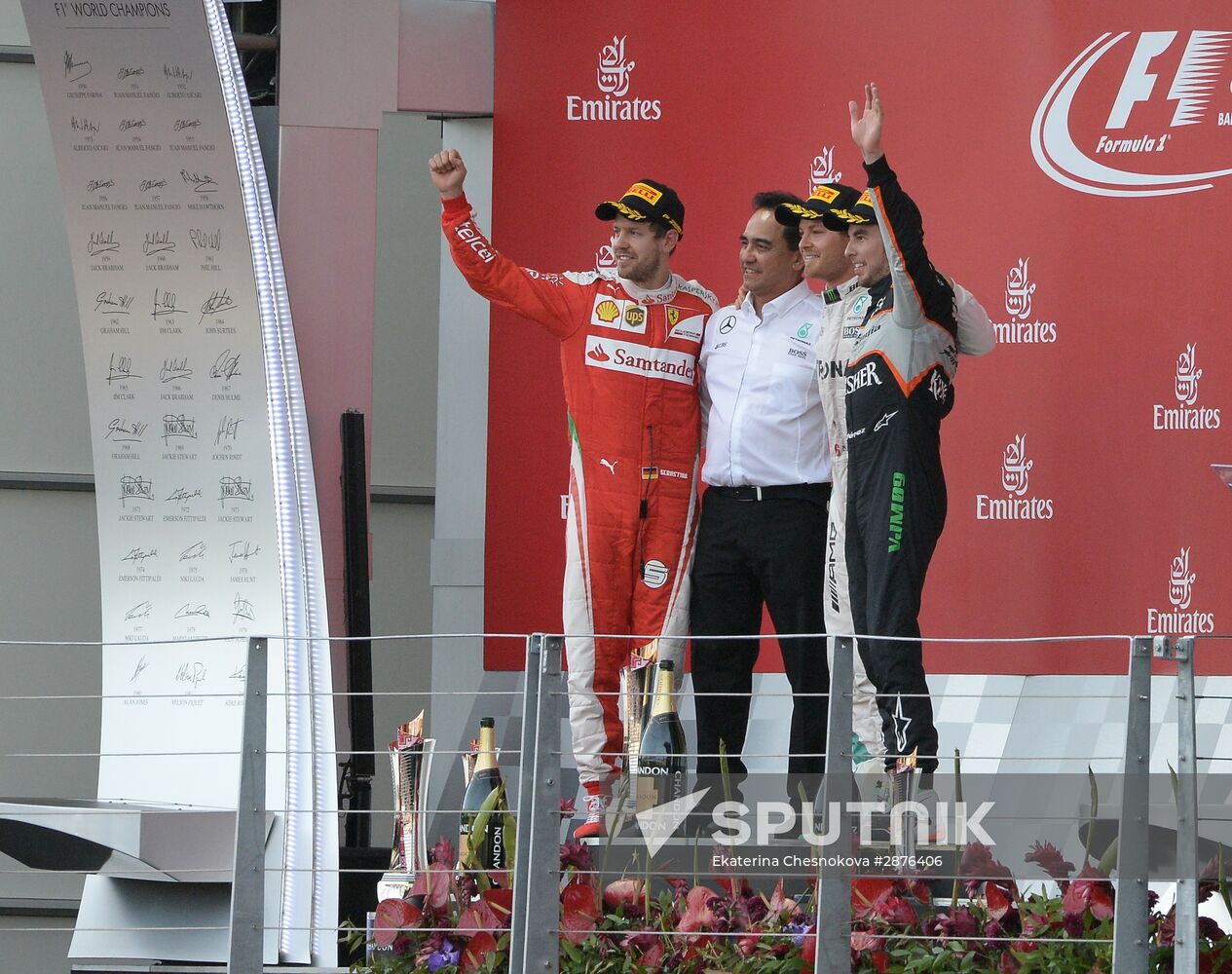 Auto racing. Formula 1. European Grand Prix. Race