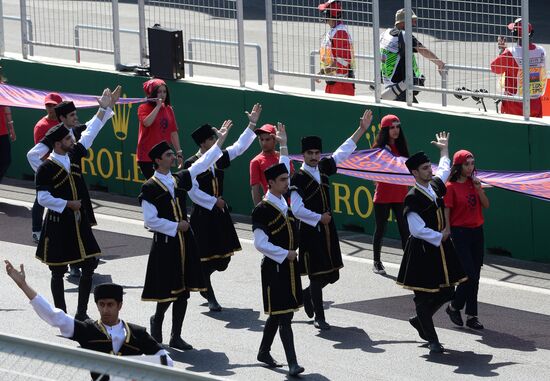 Auto racing. Formula 1. European Grand Prix. Race