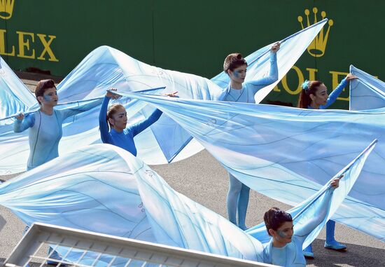 Auto racing. Formula 1. European Grand Prix. Race