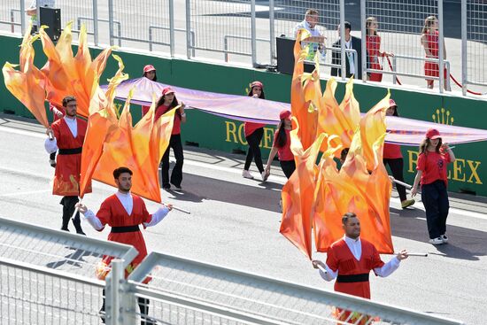 Auto racing. Formula 1. European Grand Prix. Race