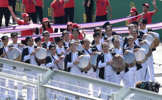 Auto racing. Formula 1. European Grand Prix. Race