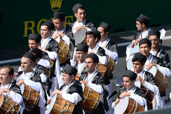 Auto racing. Formula 1. European Grand Prix. Race