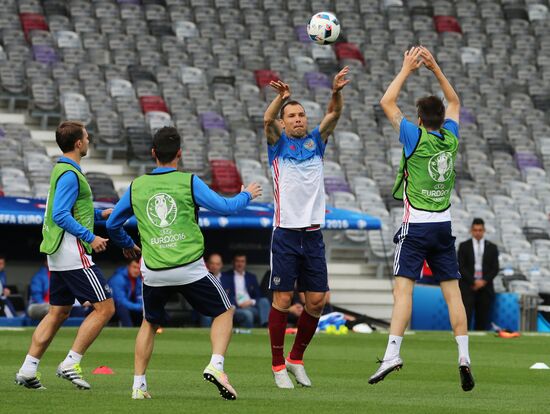 UEFA Euro 2016. Russian national team holds training session