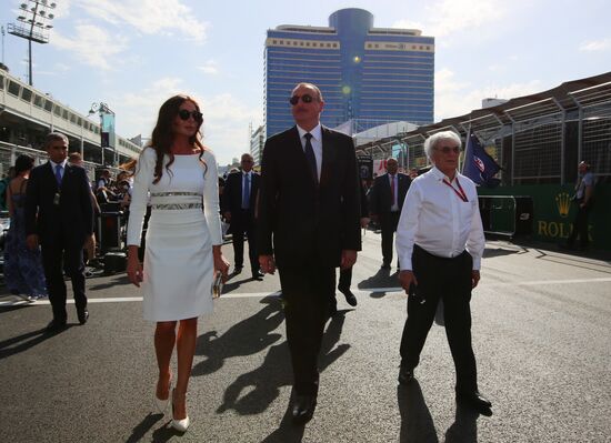 Auto racing. Formula 1. European Grand Prix. Race