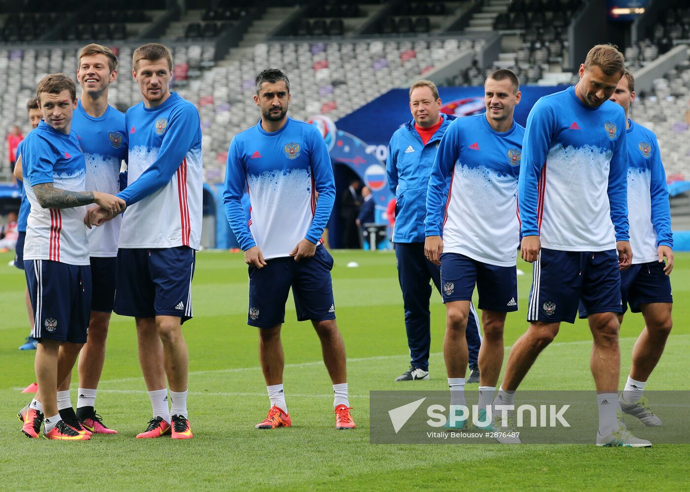 UEFA Euro 2016. Russian national team holds training session