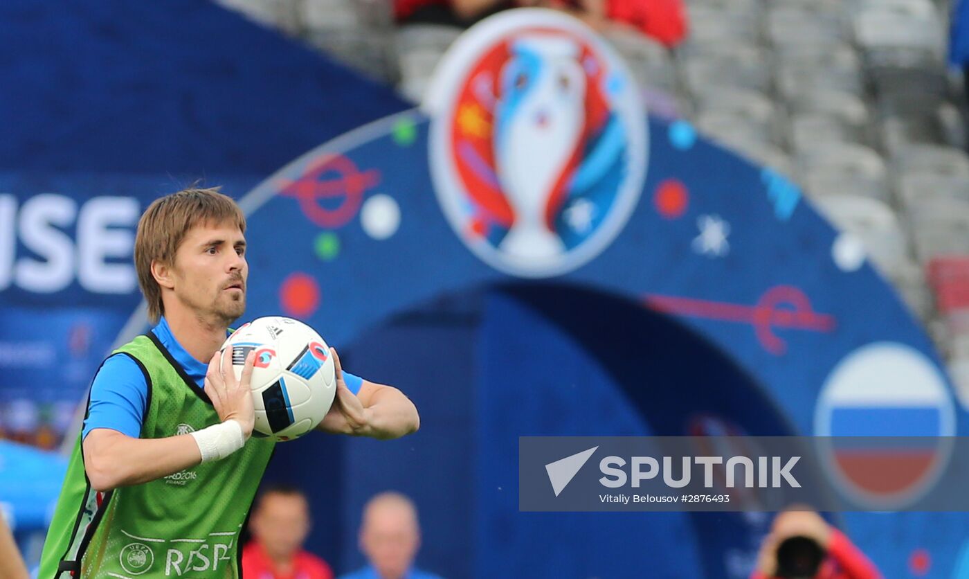 UEFA Euro 2016. Russian national team holds training session