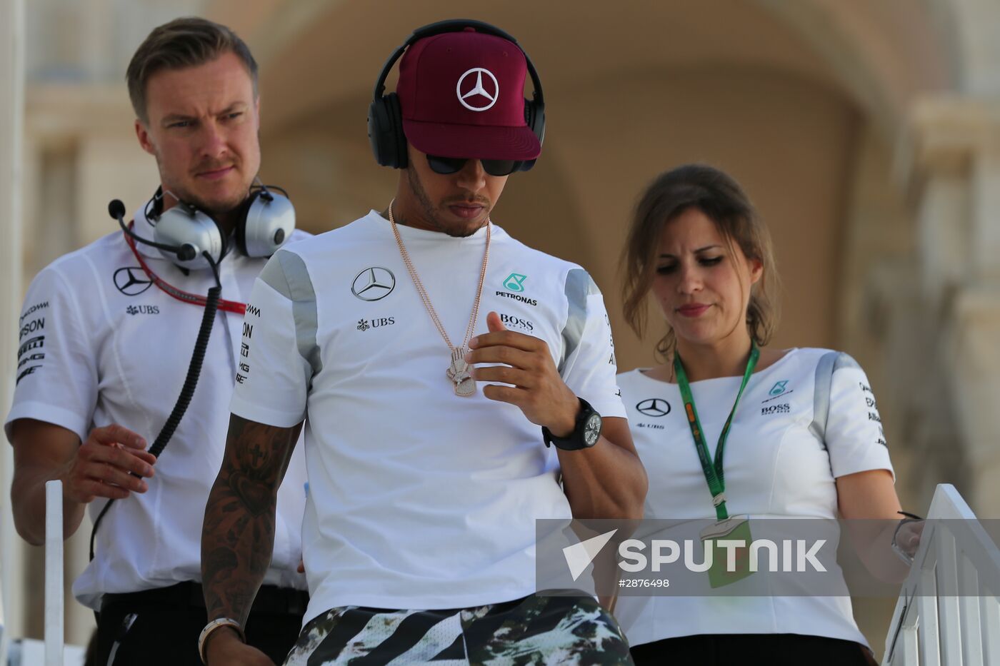 Auto racing. Formula 1. European Grand Prix. Race