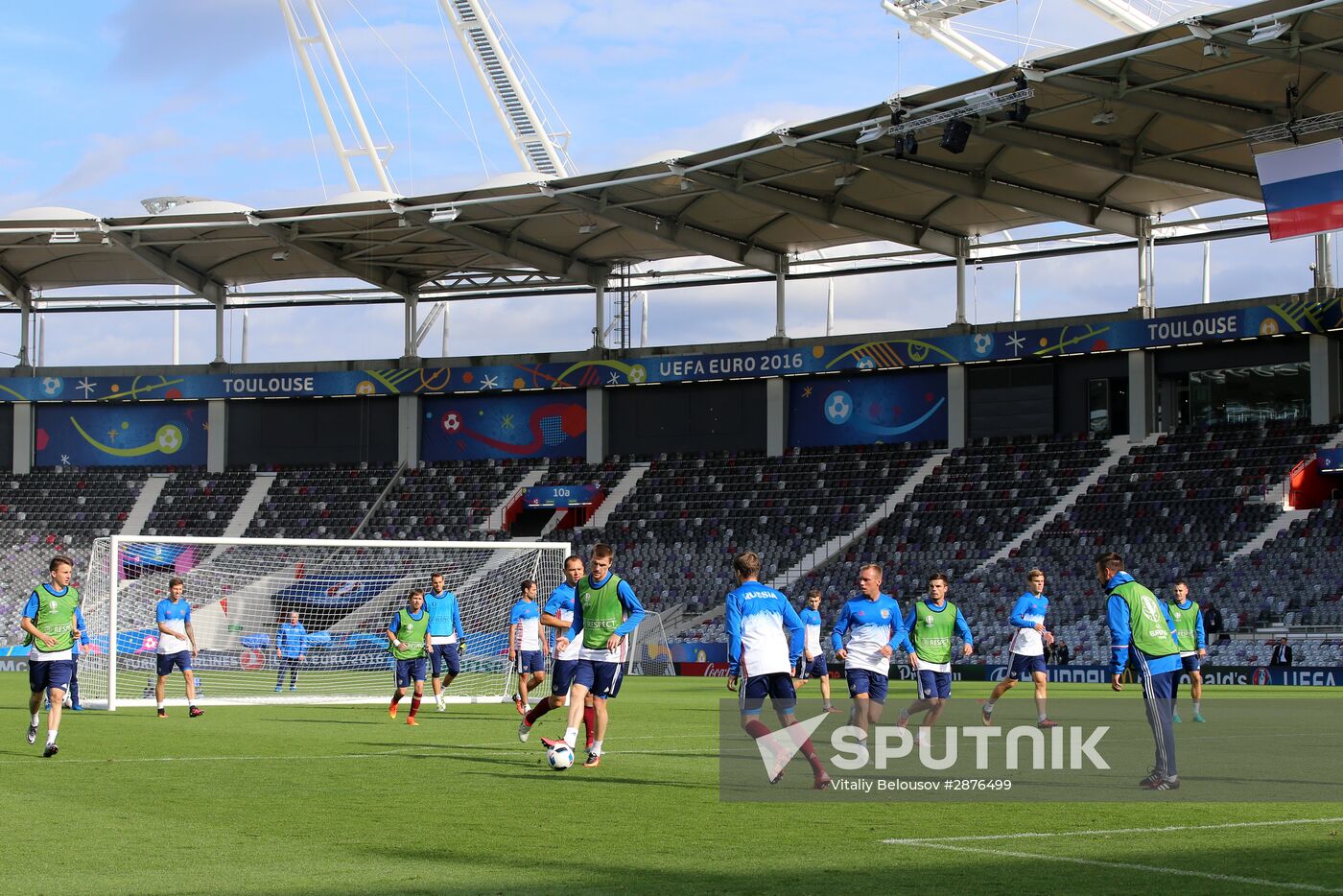 UEFA Euro 2016. Russian national team holds training session