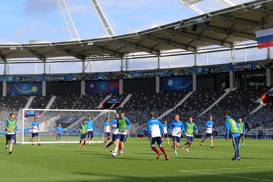 UEFA Euro 2016. Russian national team holds training session