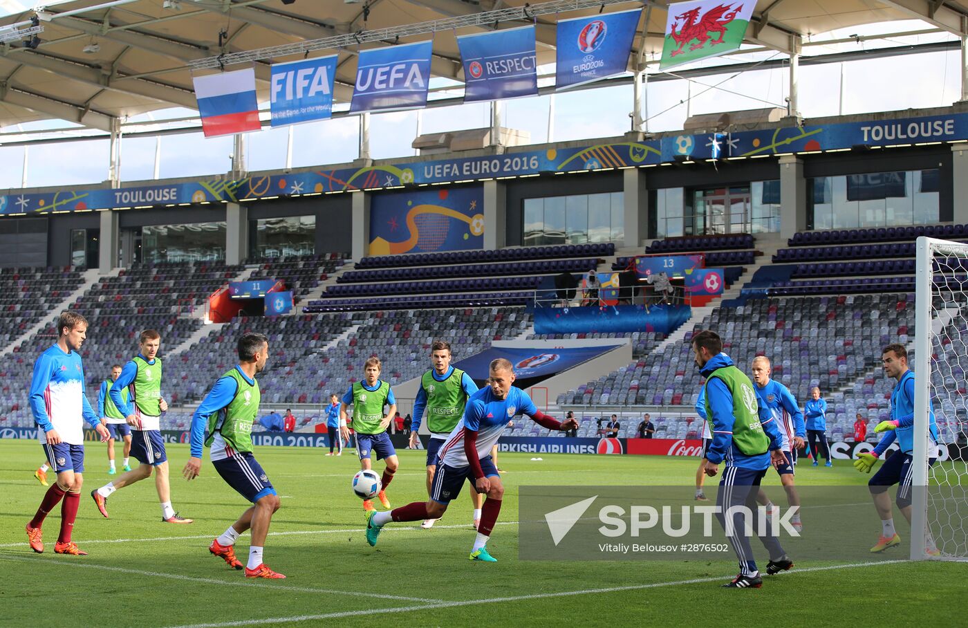 UEFA Euro 2016. Russian national team holds training session