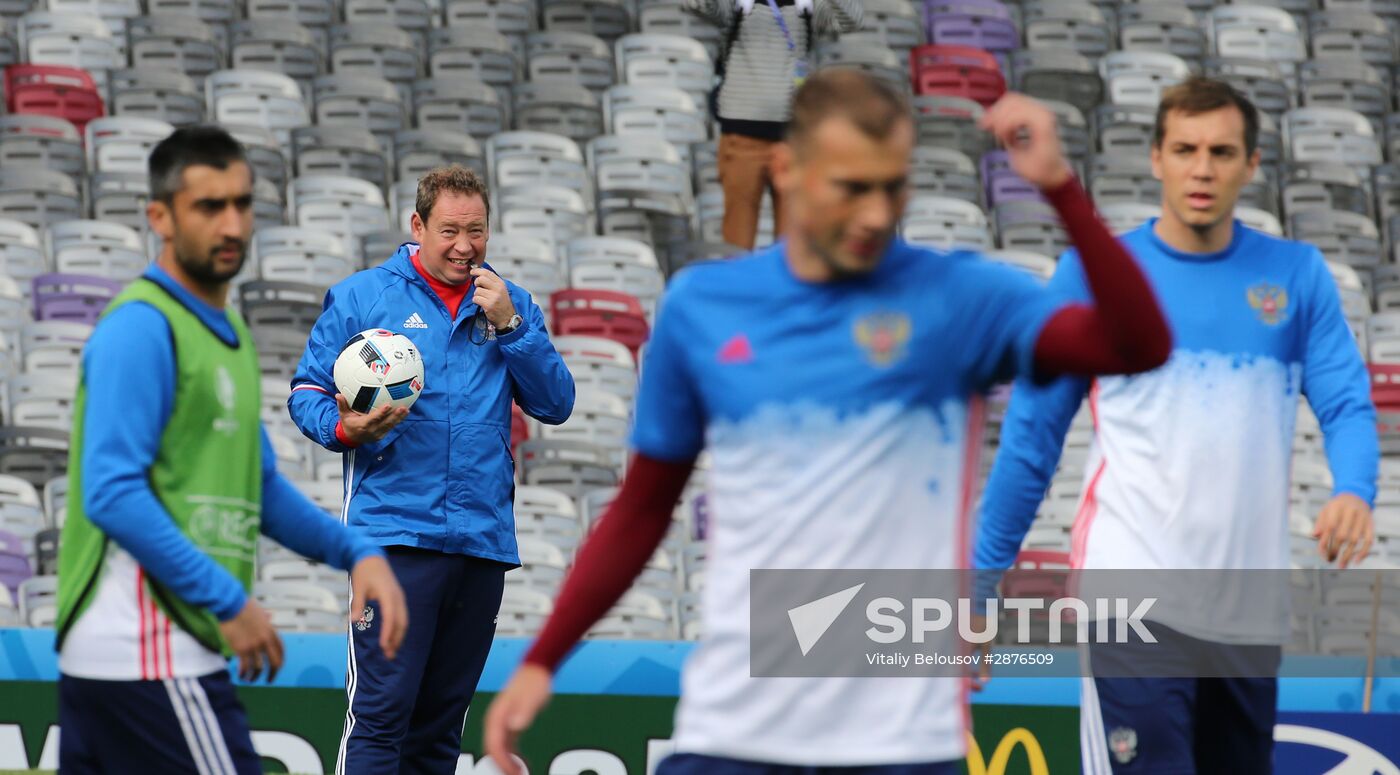 UEFA Euro 2016. Russian national team holds training session