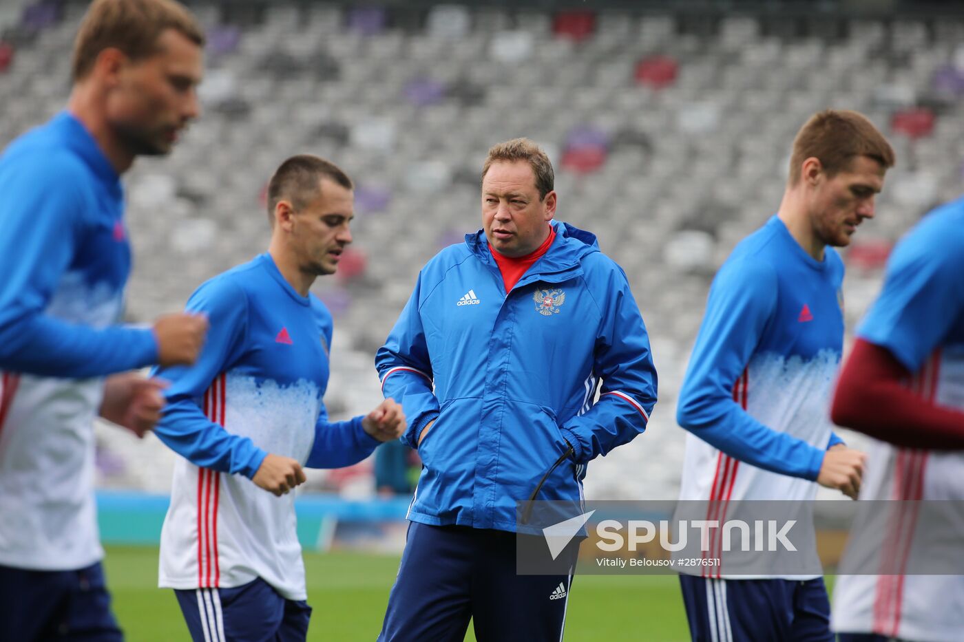 UEFA Euro 2016. Russian national team holds training session