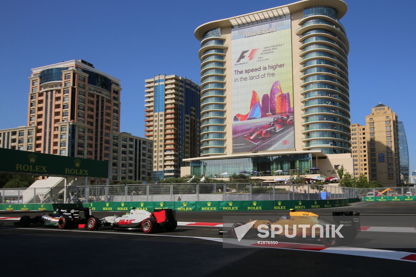 Auto racing. Formula 1. European Grand Prix. Race