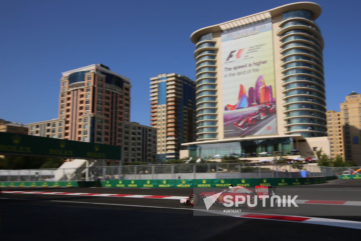 Auto racing. Formula 1. European Grand Prix. Race