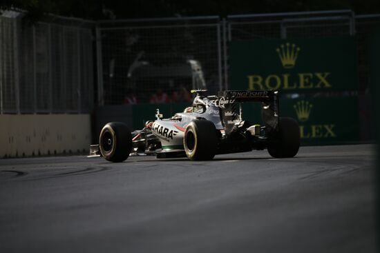 Auto racing. Formula 1. European Grand Prix. Race