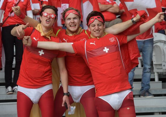 UEFA Euro 2016. Switzerland vs. France