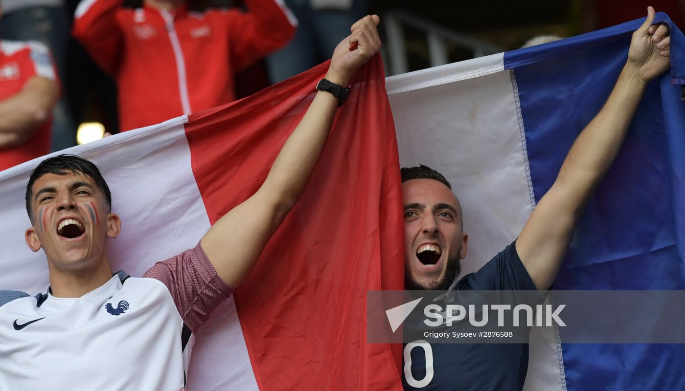 UEFA Euro 2016. Switzerland vs. France