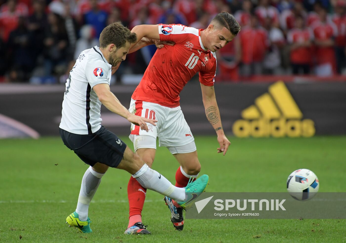 UEFA Euro 2016. Switzerland vs. France
