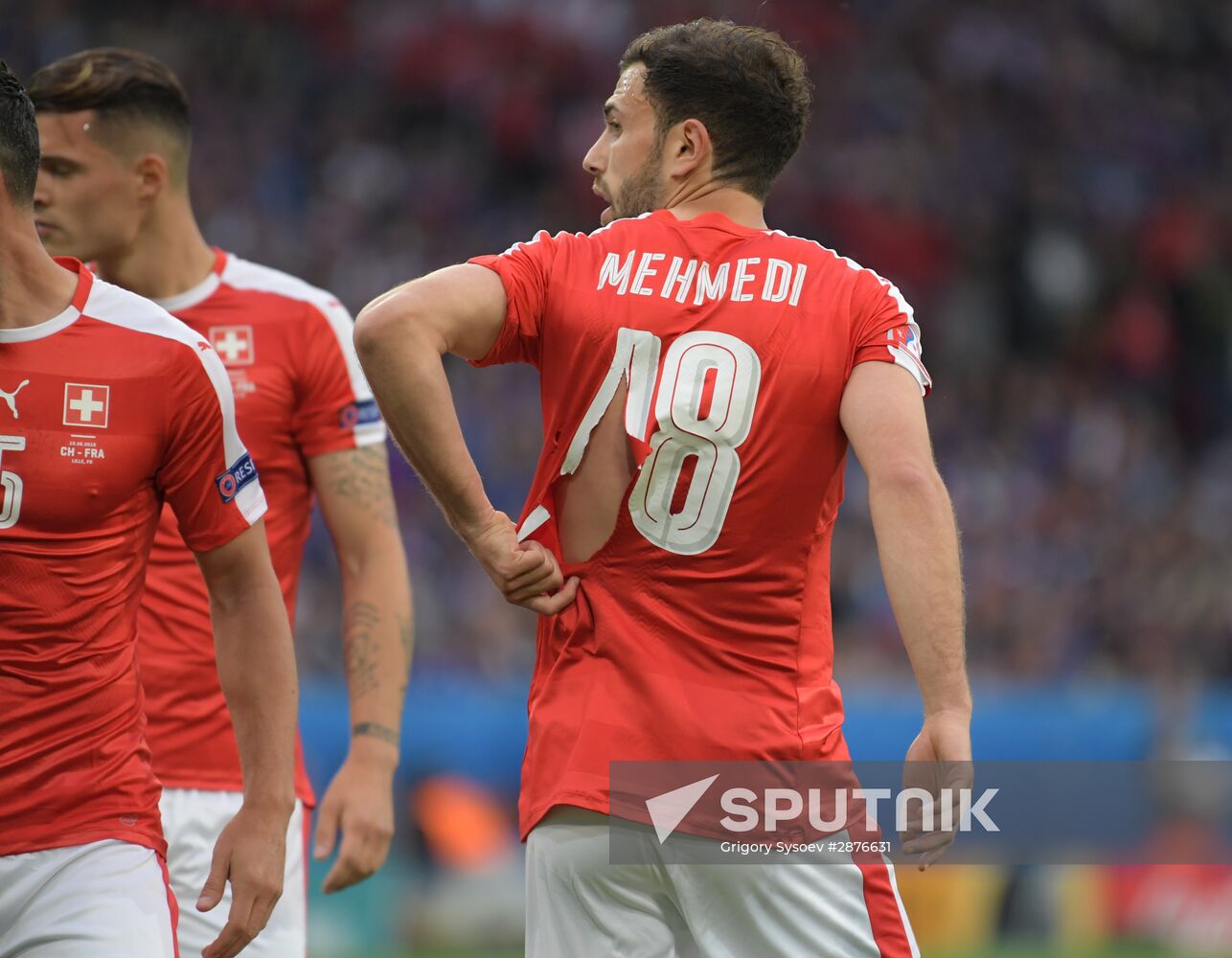 UEFA Euro 2016. Switzerland vs. France