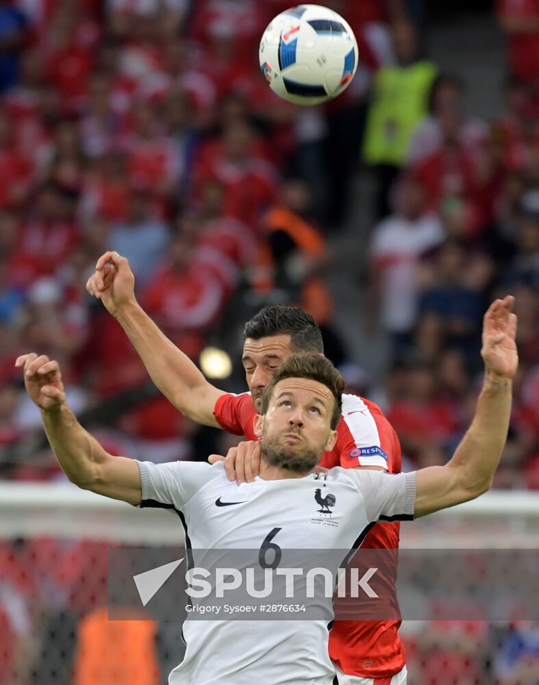 UEFA Euro 2016. Switzerland vs. France
