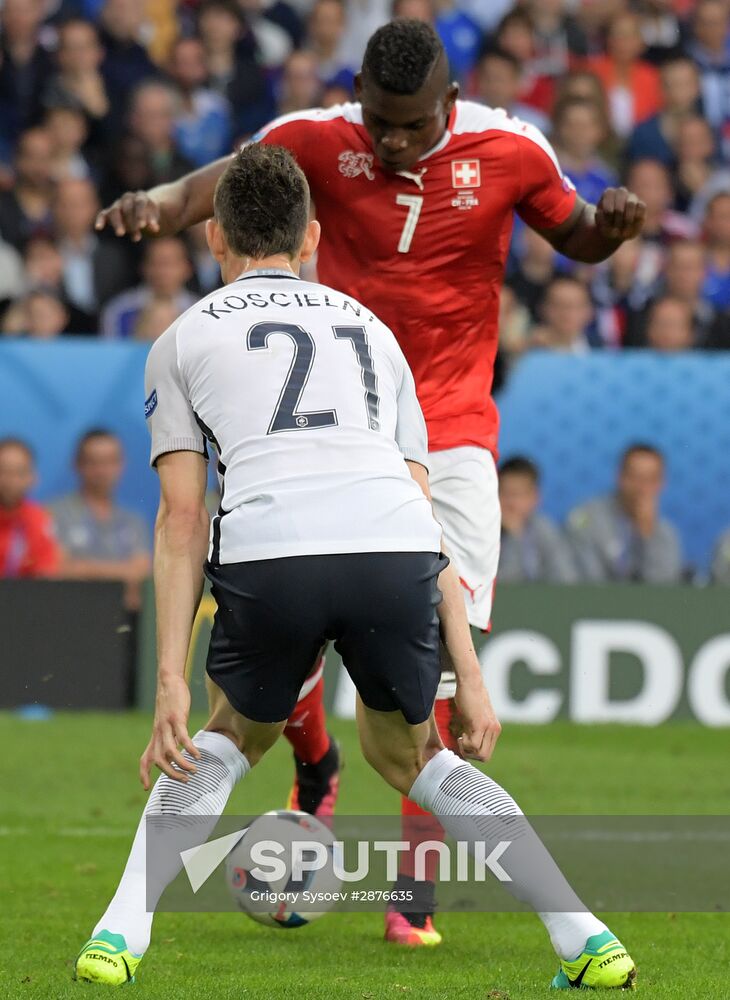 UEFA Euro 2016. Switzerland vs. France