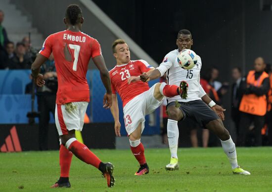 UEFA Euro 2016. Switzerland vs. France