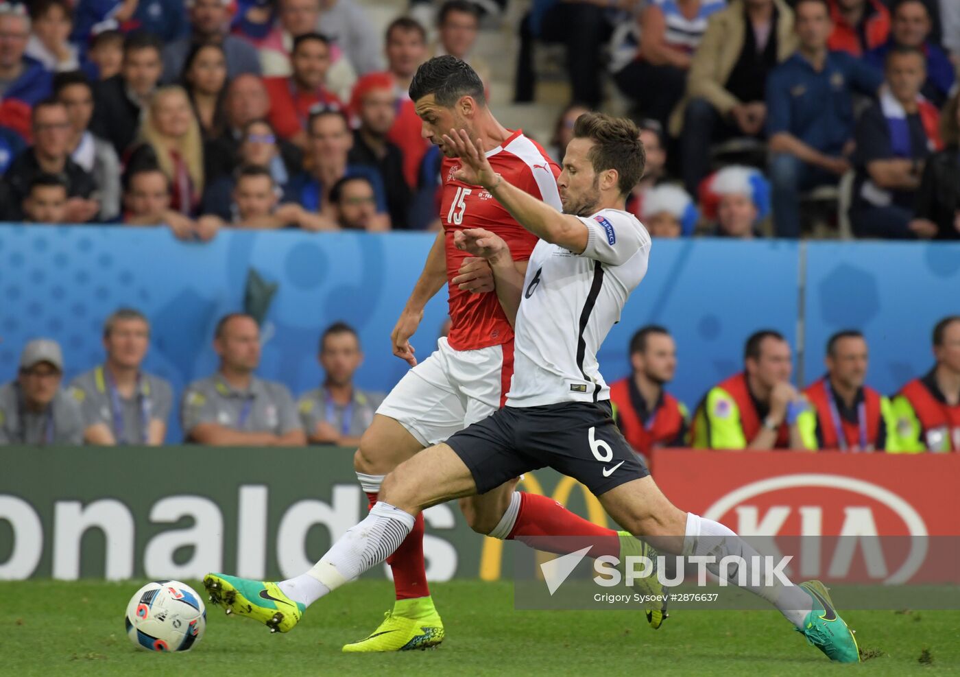 UEFA Euro 2016. Switzerland vs. France