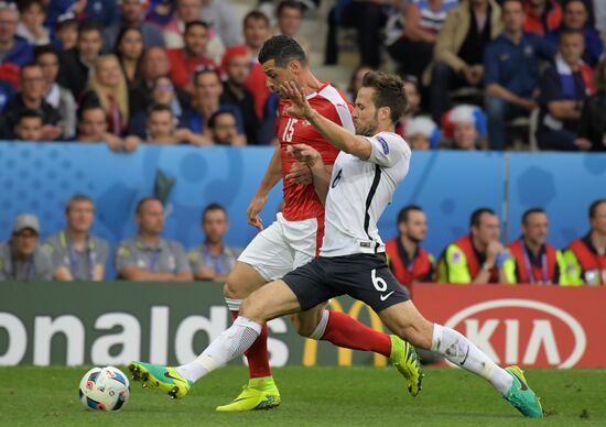 UEFA Euro 2016. Switzerland vs. France