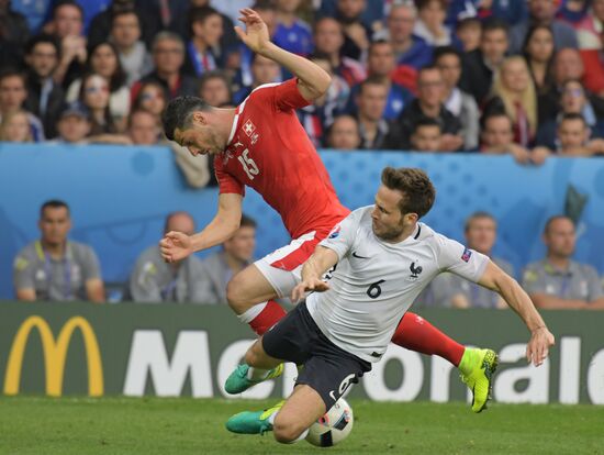 UEFA Euro 2016. Switzerland vs. France